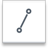 Line tool icon