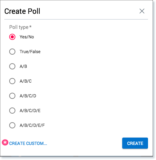 Poll Types